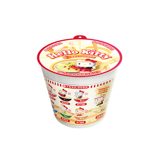 Hellokitty拉面堂系列啵啵萌趣豆盲盒凯蒂猫公仔手办潮玩摆件礼物