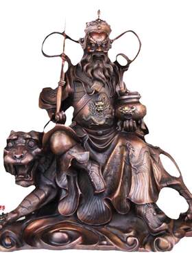 武财神摆件招财供奉纯铜赵公明
