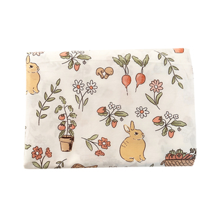 2.35米幅宽田园碎花斜纹纯棉布长绒棉全棉卡通床上用品床单被套布