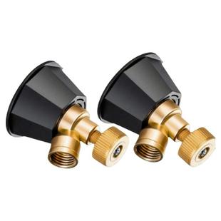 黑旋风雾化打药喷头农用可调节纯铜喷头防风可调机动喷雾器高压