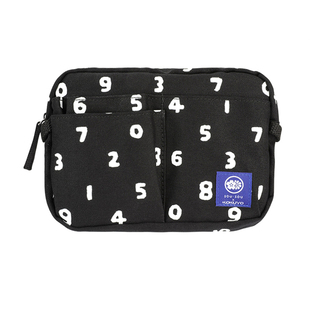 日本KOKUYO国誉SOUSOU联名包中包可爱小清新烧饼包斜挎包收纳书包