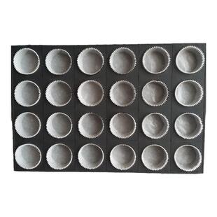 36连椭圆形拔丝蛋糕模具船型蛋糕模具烘焙模具40*60商用面包纸杯