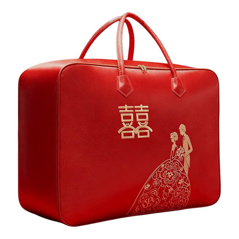 手提袋新娘结婚陪嫁被子收纳袋