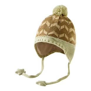 童泰婴儿帽子秋冬季宝宝针织帽男童女童外出可爱防风帽儿童护耳帽