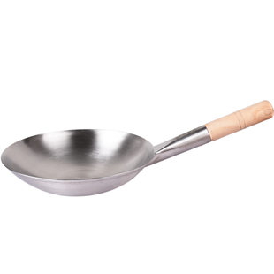 不锈钢分菜勺油泼面烧油勺瓢饲料铲大号炒瓢厨师捞菜不锈钢小炒锅