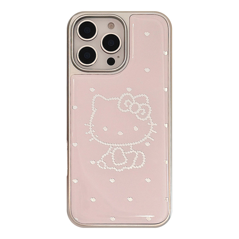 鎏金滴胶猫咪iPhone防摔手机壳