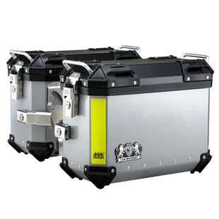 适用于豪爵dl250摩托车成威铝合金尾箱边箱行李快拆防水dl250三箱