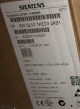议价全新6SL3210-1KE23-2AB1现货G120系列变频器6SL32101KE232AB1