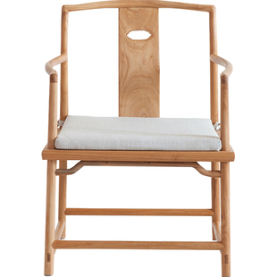 新中式实木主人椅高端茶室舒适靠背主人椅喝茶泡茶茶桌专用茶椅子