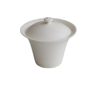 VAST无垠器皿白瓷盖碗陶瓷茶具家用功夫泡茶器单杯高级感