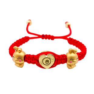 领花手链手环编织绳军恋橄榄枝五角星饰品自编材料半成品打磨工具