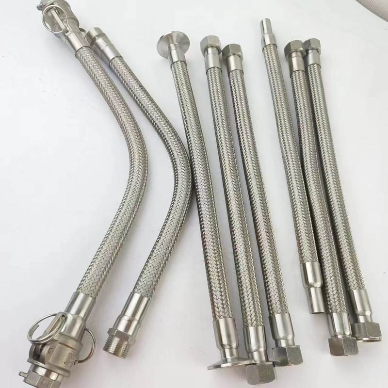 304不锈钢波纹管耐高温高压钢丝编织波纹管4分6分1寸工业金属软管