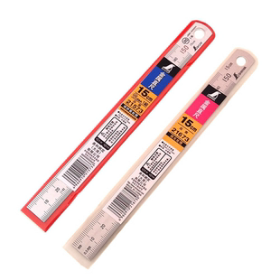 日本亲和钢直尺不锈钢尺企鹅钢板尺加厚刻度尺15cm30cm60cm100cm