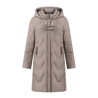 过膝长款！老人羽绒服！商场同款