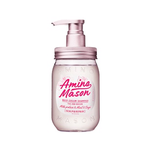 日本amino mason氨基酸洗发水女樱花控油蓬松AM氨基研洗护旅行装