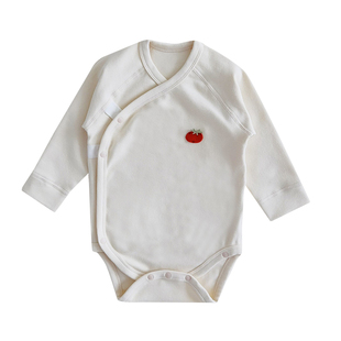 宝宝包屁衣秋冬季打底贴身内搭加厚纯棉a类保暖内衣新生婴儿衣服