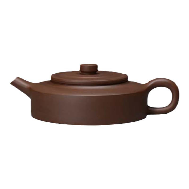 老缶出品120cc宜兴原矿小品纯手工紫砂茶具茶壶周盘中式特惠