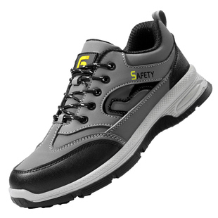 古伊萨劳保鞋男款士冬季防砸防刺穿绝缘钢头带钢板轻便工作工地鞋