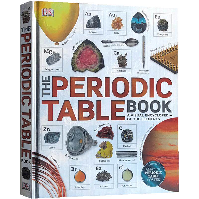 英文原版dk视觉百科The Periodic Table Book元素周期表:一本关于化学元素A Visual Encyclopedia of的少儿童Animal History