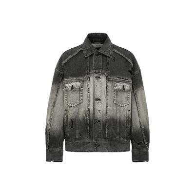 FengChenWang解构牛仔中性夹克