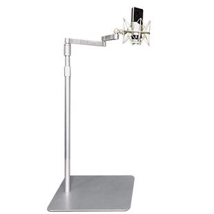 麦克风钢琴古筝吉他支架弹唱落地悬臂横臂支架可升缩直播话筒支架