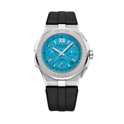 瑞士机械Chopard海蓝色烤漆表盘