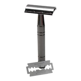 美国Personna双面剃须刀片不锈钢老式刮胡刀片传统加科技更新刀片