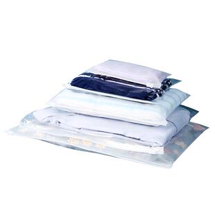 服装拉链袋横版打包袋磨砂衣服包装袋塑料透明内衣内裤收纳袋子