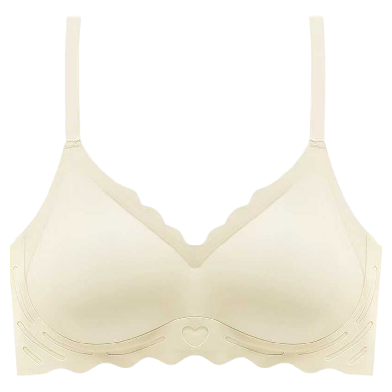 薄款裸感无痕外扩女士内衣无钢圈美背大胸显小防下垂收副乳文胸罩