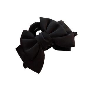高级感蝴蝶结抓夹女后脑勺发量多盘发发夹大号气质鲨鱼夹发卡头饰