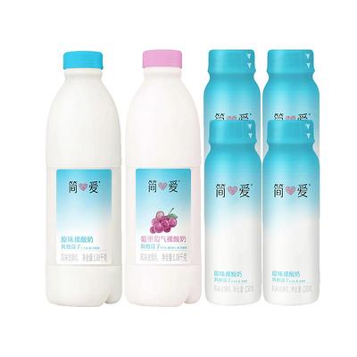 简爱原味裸酸奶百香果味1.08kg