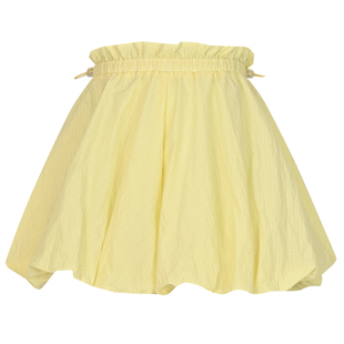 森女部落原创柠檬软糖纯色花苞裤短裤休闲裤萌2025年新款女装夏季