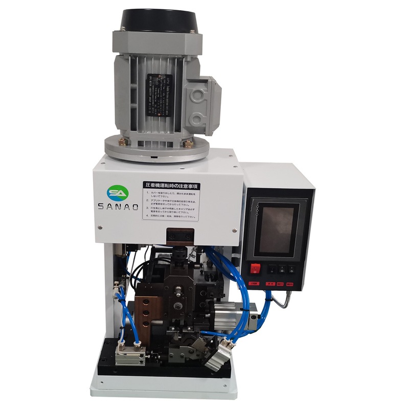 厂家供应连剥带打端子机SA-H1500半自动剥皮打端子机护套线剥打机