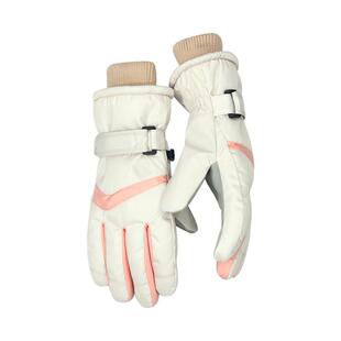 手套男冬天骑行加绒加厚棉触屏防寒防水户外滑雪情侣电动车冬季女