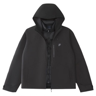 斐乐蓬蓬羽绒服丨FILA FUSION两件套男26冬季新款保暖三合一外套
