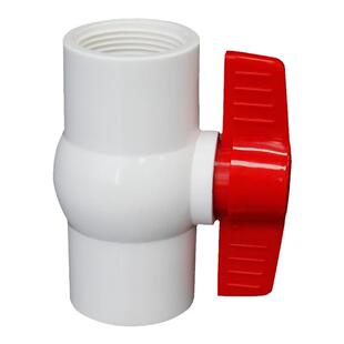 PVC球阀 阀门 开关 螺口 给水管20 25 32 40 50 63 75 90 110 160