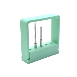 牙科加高5孔低速车针架G钻 P钻塑料消毒架车针盒消毒盒可高压灭菌