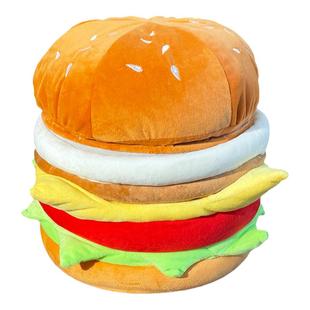 汉堡收纳凳小凳子可爱储物盒可坐换鞋凳矮凳客厅板凳坐墩创意礼物