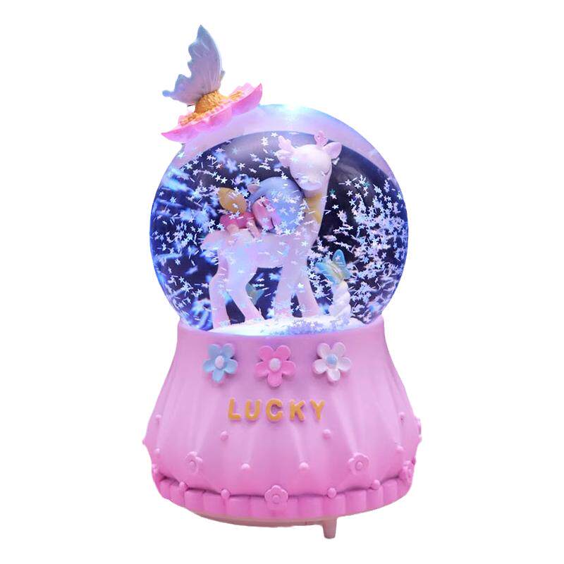 水晶球音乐盒生日儿童女孩礼物