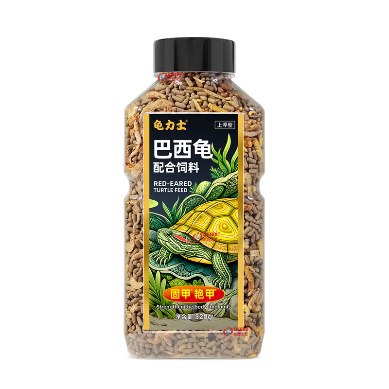 龟粮巴西龟乌龟饲料巴西红耳龟幼龟通用善玉菌龟食半水龟专用食粮