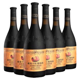 威龙干红葡萄酒 金版橡木桶红酒 21年树龄蛇龙珠整箱750ML*6瓶装