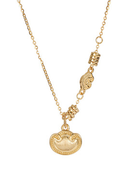 S925纯银祥云如意平安锁项链