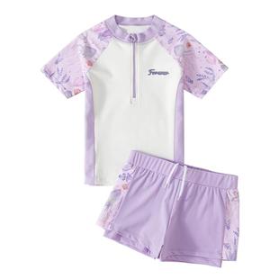 儿童泳衣女童分体防晒游泳衣2026新款夏季女孩中大童专业训练泳装