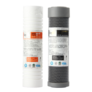 政府补贴15%苏尔10寸净水器纯水机通用过滤沟槽PP棉椰壳炭滤芯