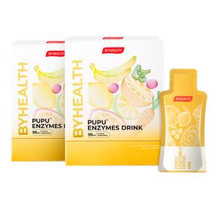 【自营】BYHEALTH汤臣倍健海外版酵素pupu饮*2果蔬通便排油清肠