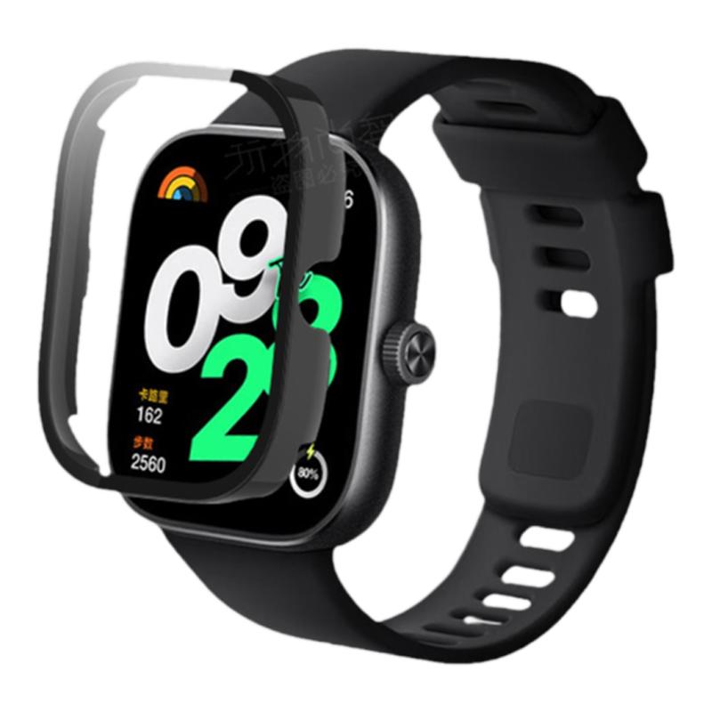 适用红米watch6手表PC一体钢化保护套watch5运动4智能3手表redmiwatch2保护壳膜手环非原装配件屏幕保护膜
