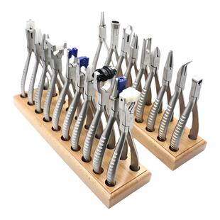 眼镜钳子 平口钳鼻托钳眼镜调整维修工具修眼镜调节镜腿DIY手工钳