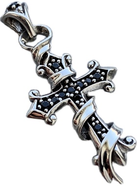 小众银荷鲁斯之眼蛇形项链坠