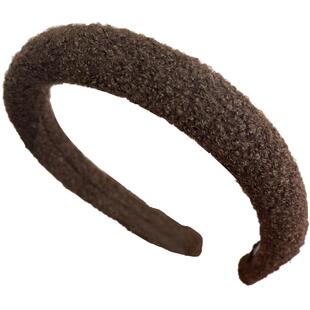 2025新款秋冬毛毛绒碎发箍女款头箍压发卡发捆头饰高级感洋毛茸茸