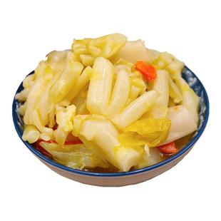 开胃菜花梗花菜泡菜台州特产菜心新鲜凉拌菜酒店冷盘凉菜即食500g